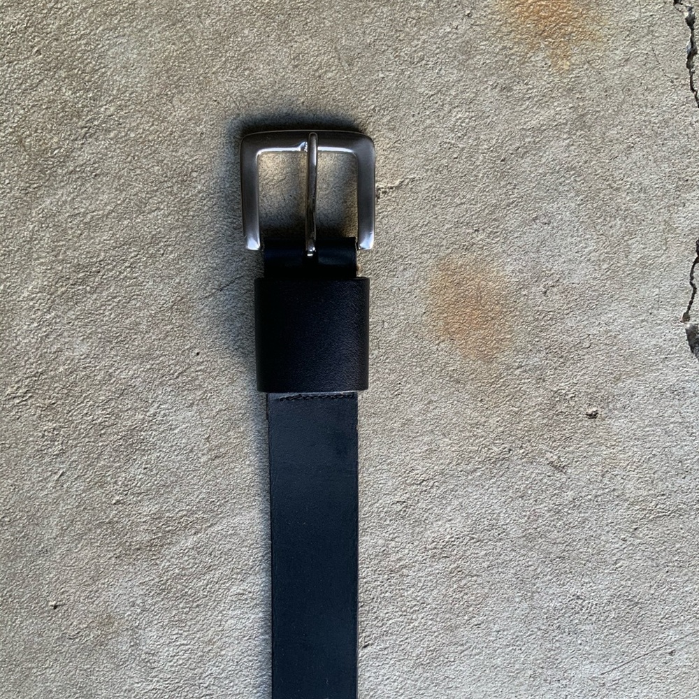 Leather belt